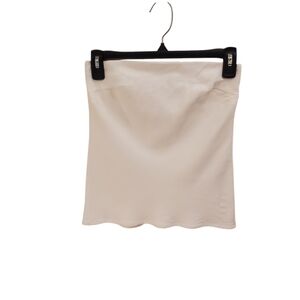 Topshop Mini Skirt Blush Beige Bandage Bodycon Women's Size 2